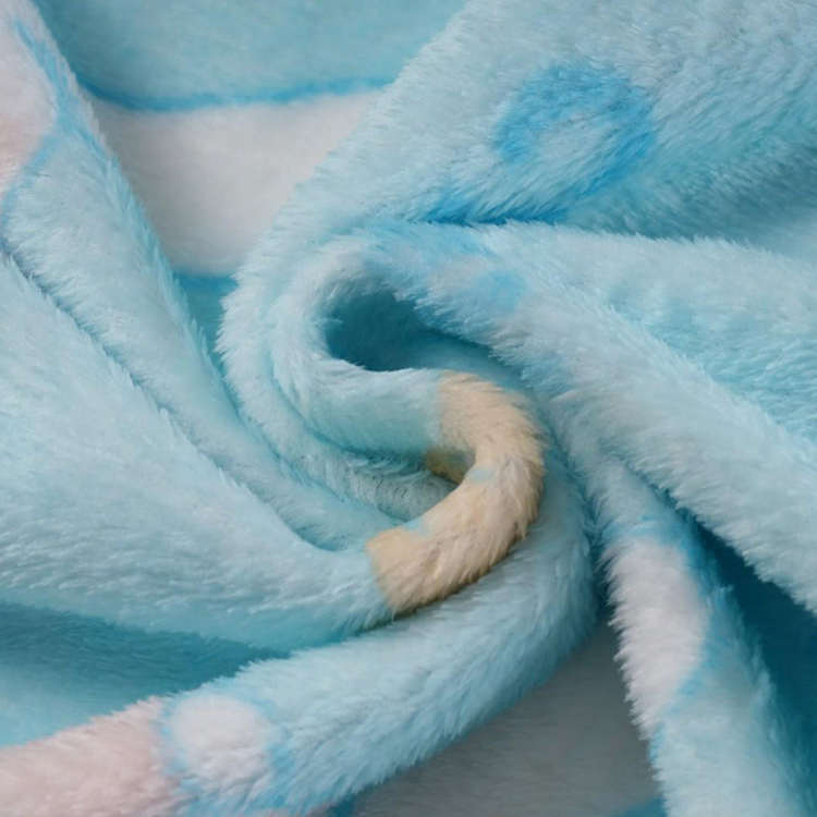 Flanne printed fabric